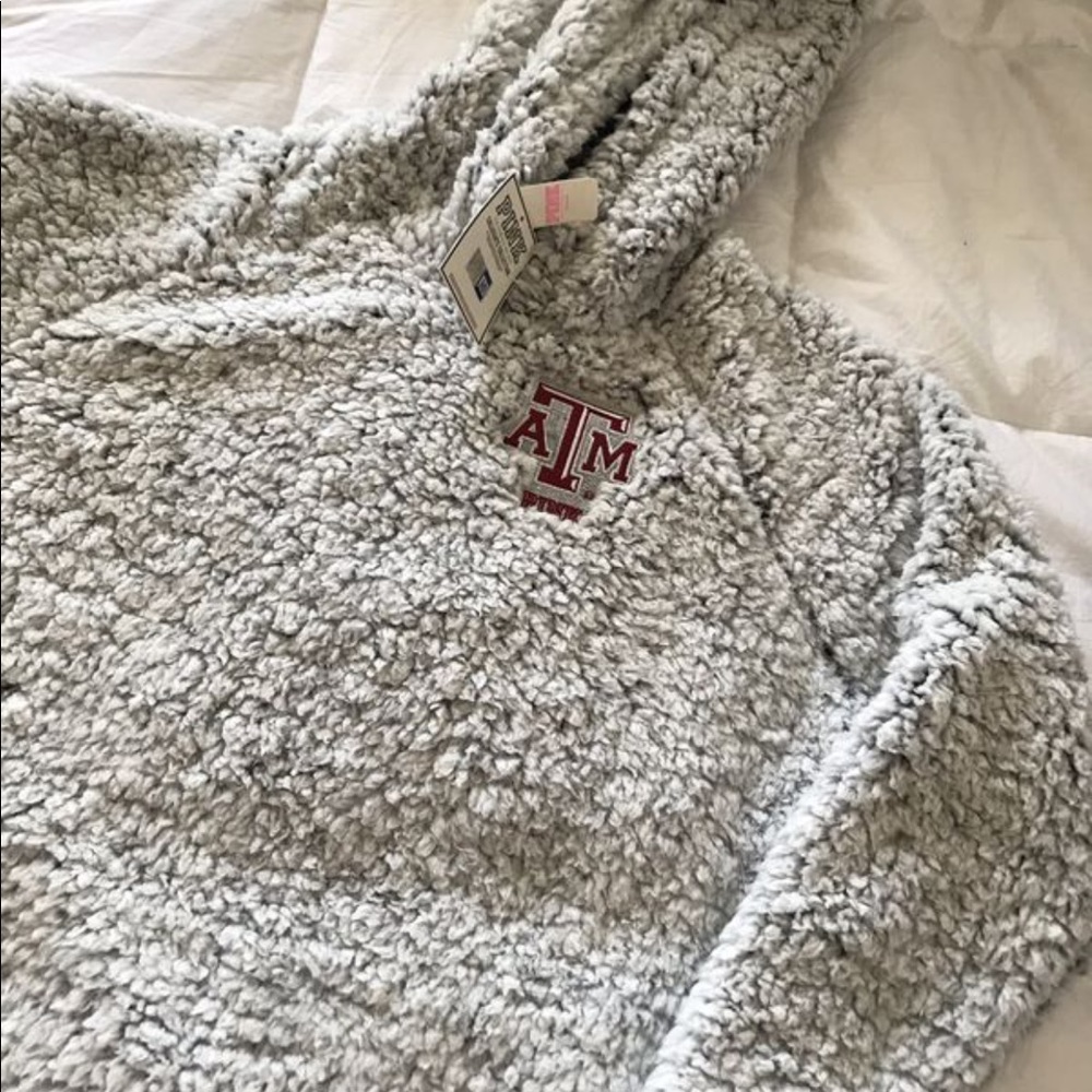 Victoria’s Secret Pink X Texas A&M Sherpa Hoodie